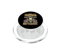 I'm A Trucker Don't Judge Me You Can't Funny Truck Driver PopSockets PopGrip per MagSafe