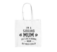 I'M A Vela Mum But Much Cooler - Tela Borsa Grande - Marinaio Sport Ventola