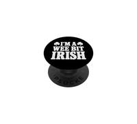 I'm A Wee Bit Irish Groovy St. Patrick’s Day Pun PopSockets PopGrip Adesivo