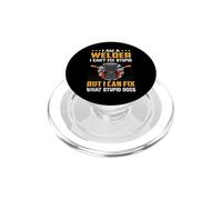 I'm A Welder I Can't Fix Stupid But I Can Fix Welding Weders PopSockets PopGrip per MagSafe