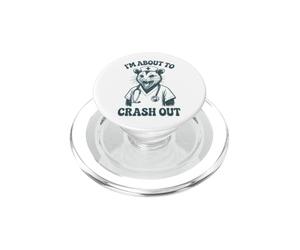 I'm About To Crash Out Sovraccarica Di Lavoro Burnout PopSockets PopGrip per MagSafe