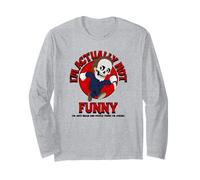 I'm Actually Not Funny - Citazione sarcastica e grafica di Halloween Maglia a Manica