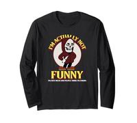 I'm Actually Not Funny - Citazione sarcastica e grafica di Halloween Maglia a Manica