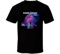 Im@agi@ne Dr@AG@ons World Tour Men's Tee Shirt Tshirt Men's Black
