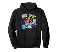 I'm An 80's Kinda Girl Disco Throwback Design Fun Memories Felpa con Cappuccio