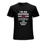 I'm An Engineer - Funny Sarcastic Engineering Gift T-Shirt Black S