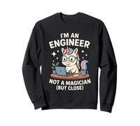 I'm An Engineer Not A Magician Unicorn Cute Kawaii Felpa