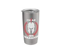 I'm an IBS Warrior Irritable Bowel Syndrome Awareness Bicchiere termico in acciaio inox doppia parete