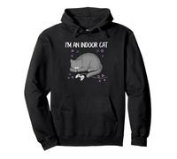 I'm An Indoor Cat Gamer Cat Controller Design Felpa con Cappuccio