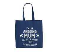 I'M An Pesca Mum - Borsa Tote IN Tela - Attrezzatura Gear Mamma Giorno Pescatore