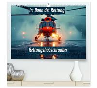 Im Bann der Rettung - Rettungshubschrauber (hochwertiger Premium Wandkalender 2026 DIN A2 quer), Kunstdruck in Hochglanz: Helden der Lüfte