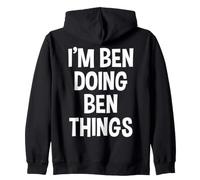 I'm Ben Doing Ben Things Divertente Detto Felpa con Cappuccio