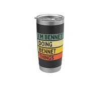 I'm Bennet Doing Bennet Things Divertente Citazione Personalizzata Bicchiere termico in acciaio inox doppia parete