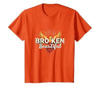Im Broken: da Rotto a Bella Phoenix Rising Art Maglietta, Bambini, Arancio, 4 Anni