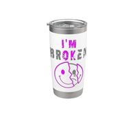 I'm Broken I'm OK - Memoriale per dolore, malattia - I'm Broken Bicchiere termico in acciaio inox doppia parete
