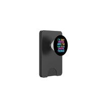 I'm Christine Here To Do Christine Things Nome divertente PopSockets PopWallet per MagSafe