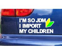 Im Cosi Jdm I Importazione My Bambini Divertente Custom Car Adesivo ref2