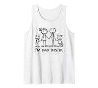 I'm Dad Inside Funny Dad Canotta