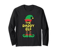 I'm Daddy Elf Famiglia Corrispondente Gruppo Natale Divertimento Maglia a Manica