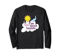 I'm Dead Inside Allegro Delfini e Sunshine Maglia a Manica