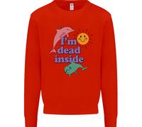 I'M Dead Inside Delfini Sunrise Bambini Felpa Maglione