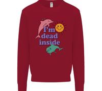 I'M Dead Inside Delfini Sunrise Bambini Felpa Maglione