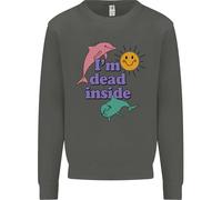 I'M Dead Inside Delfini Sunrise Bambini Felpa Maglione