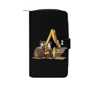 I'm Digging Being - Portafoglio lungo da donna in pelle PU, organizer per ufficio e viaggio