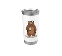 I'm Done Peopling Bicchiere termico in acciaio inox doppia parete