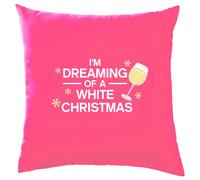 I'M Dreaming di Un Bianco Natale - Cuscino - Vino Pinot Love Divertente Bevanda