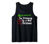 I'm Dreaming of a Wine Christmas: Funny Wine Lover Design Canotta