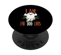 I'm Fab Boo Lous Funny Ghost Halloween Costume Humor Citazione PopSockets PopGrip Adesivo