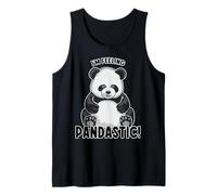 I'm Feeling Pandastic Cute Panda Bear Zoologia Canotta