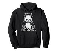 I'm Feeling Pandastic Cute Panda Bear Zoologia Felpa con Cappuccio