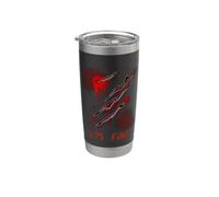 Im Fine con sangue Halloween Uomini Donne Horror Bicchiere termico in acciaio inox doppia parete