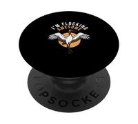 I'm Flocking Awesome Sandhill Crane Ornitology Bird Watcher PopSockets PopGrip Adesivo