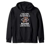 I'm Getting A Boxer Funny Dog Mom Puppy Lovers Felpa con Cappuccio