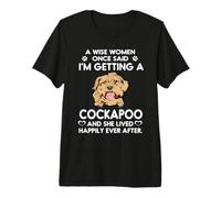 I'm Getting A Cockapoo Funny Dog Mom Puppy Lovers Maglietta Premium