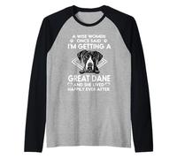 I'm Getting A Great Dane Funny Dog Mom Puppy Lovers Maglia con Maniche Raglan