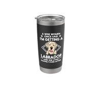 I'm Getting A Labrador Retriever Funny Dog Mom Puppy Lovers Bicchiere termico in acciaio inox doppia parete
