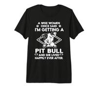 I'm Getting A Pit Bull Funny Dog Mom Puppy Lovers Maglietta Premium