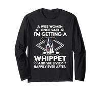 I'm Getting A Whippet Funny Dog Mom Puppy Lovers Maglia a Manica