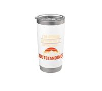 I'm Going Outside If Asked I'm Outstanding Dad Joke Humor Bicchiere termico in acciaio inox doppia parete