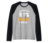 I'm Going To Be A Big Brother 2026 Big Bro 2026 Ragazzi Bambini Maglia con Maniche Raglan
