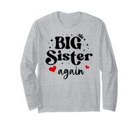 Im Going to Be a Big Sister Again Big Sister Announcement Maglia a Manica