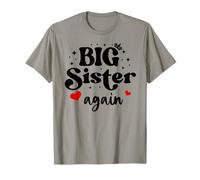 Im Going to Be a Big Sister Again Big Sister Announcement Maglietta