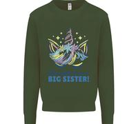 I'M Going To Be A Big Sister Unicorn Bambini Felpa Maglione