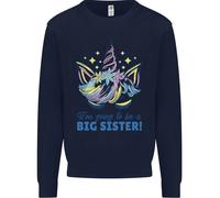 I'M Going To Be A Big Sister Unicorn Bambini Felpa Maglione