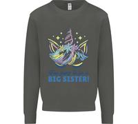 I'M Going To Be A Big Sister Unicorn Bambini Felpa Maglione