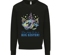 I'M Going To Be A Big Sister Unicorn Bambini Felpa Maglione
